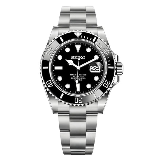 SEIKO MOD SUBMARINER | BLACK x